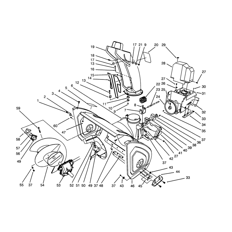 Housing & Chute Assembly
