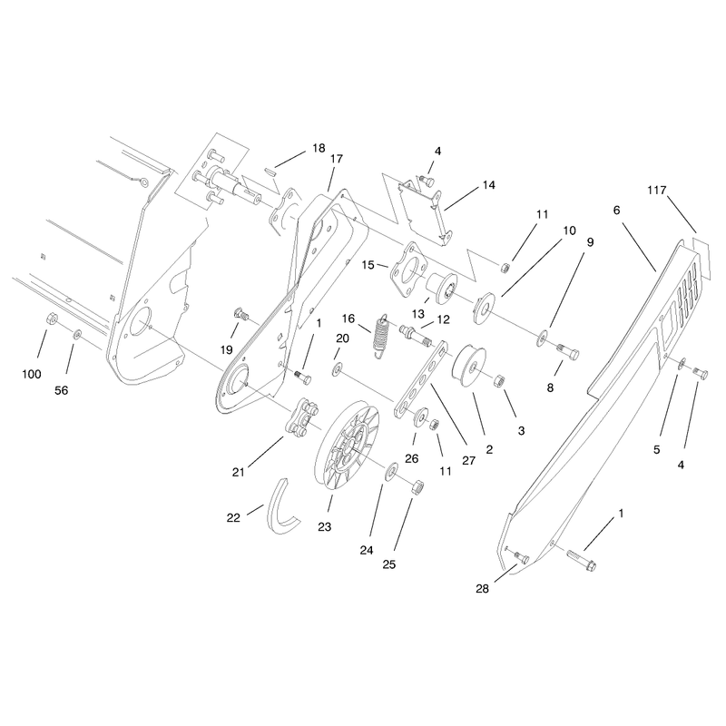 Pulley & Belt Cover Assembly