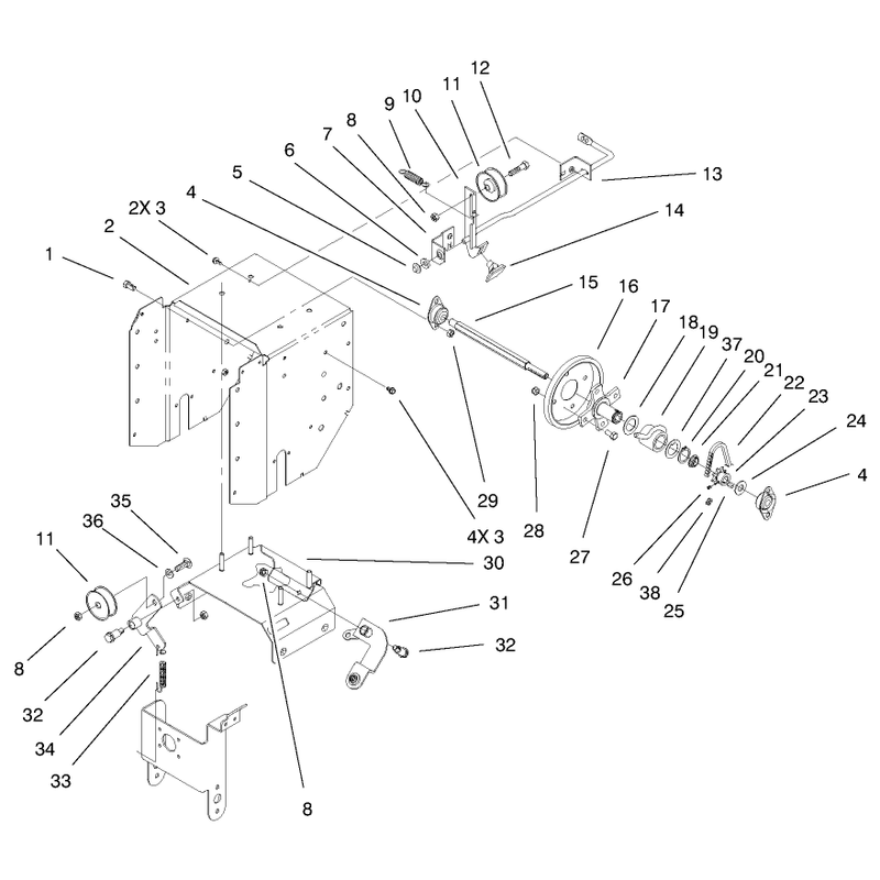 Upper Traction Assembly