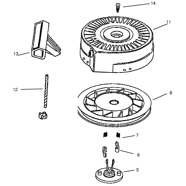 Recoil Starter No. 590743