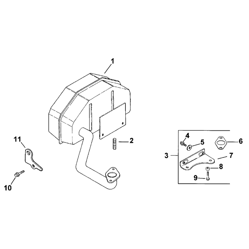 Exhaust Engine Kohler Model No Cv151 Spec 41560