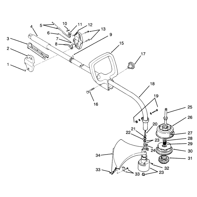 Handle Assembly Model No. 51620