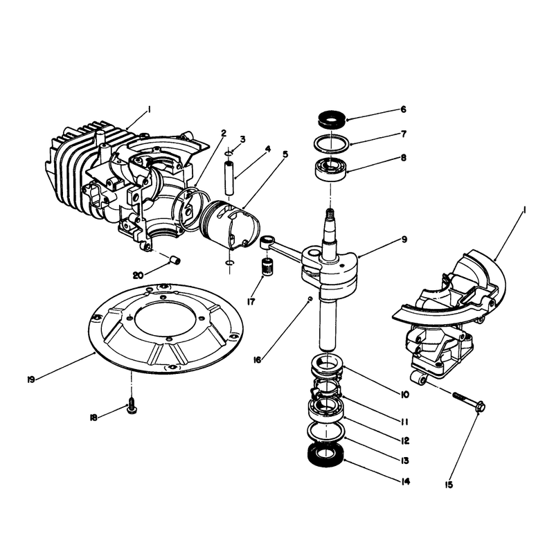 Crankshaft Assembly Model No 47pn2-3