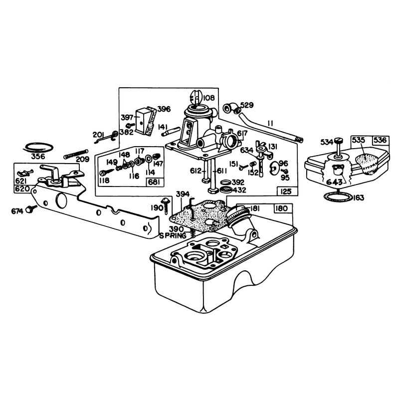 Carburetor Assembly Model 92908-1956-01
