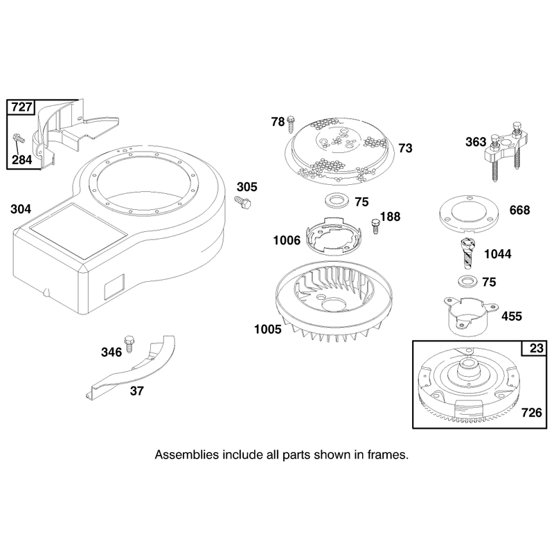Engine Briggs and Stratton Model 28n707-0131-01