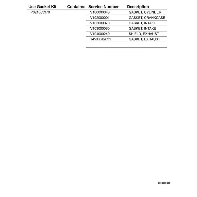 Gasket Kit