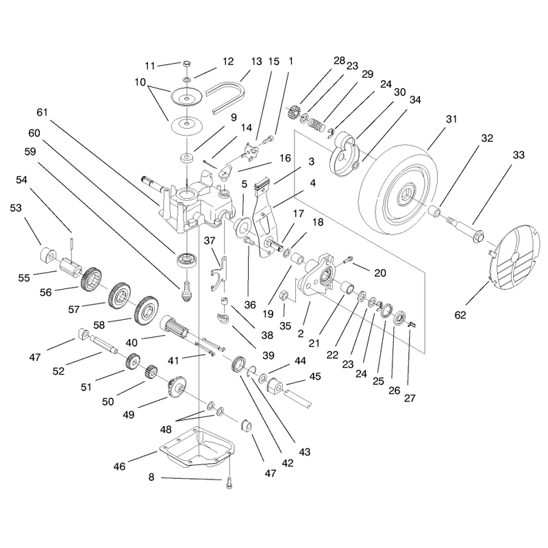 Gear Case Assembly