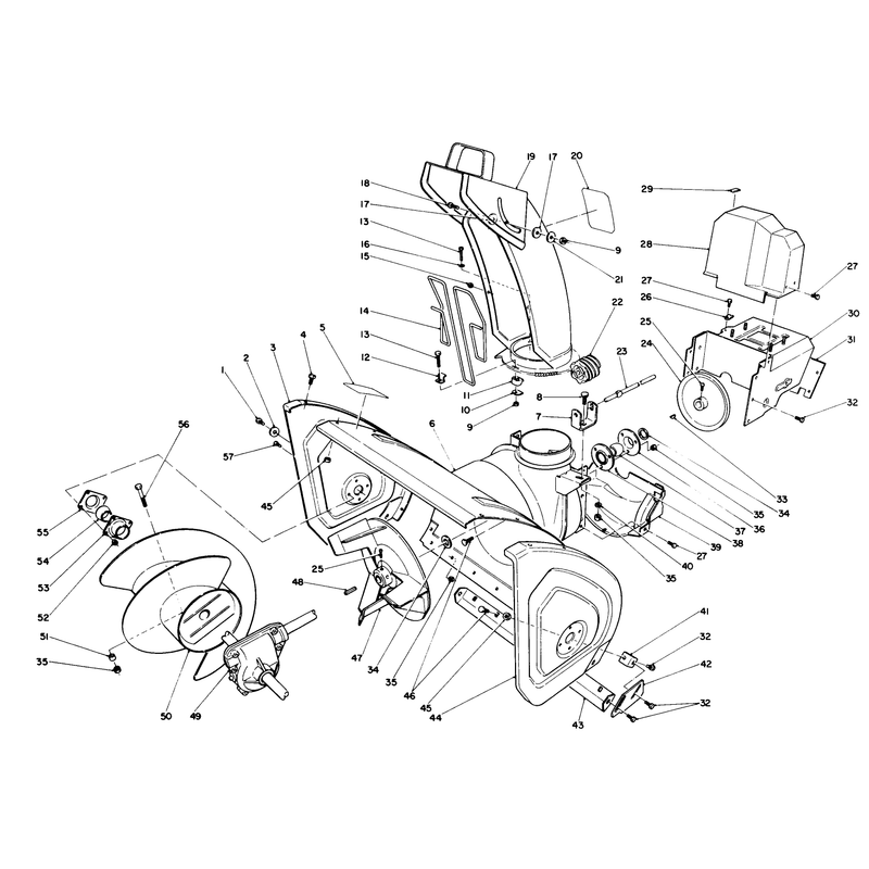 Housing & Chute Assembly