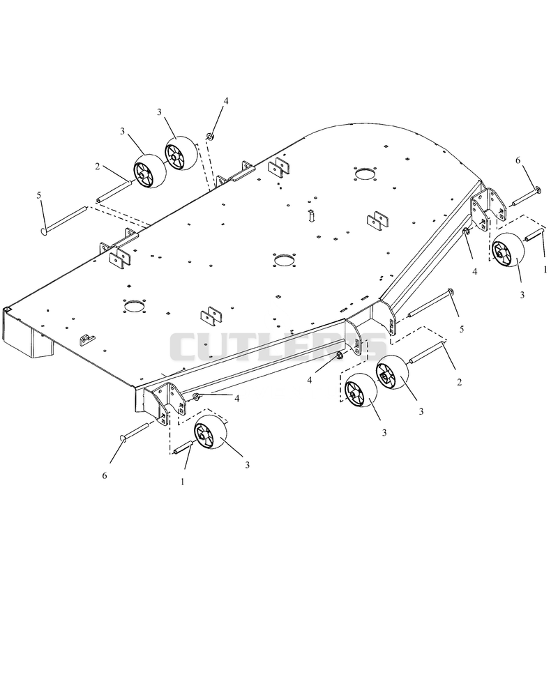 Anti-Scalp Wheels - 72"