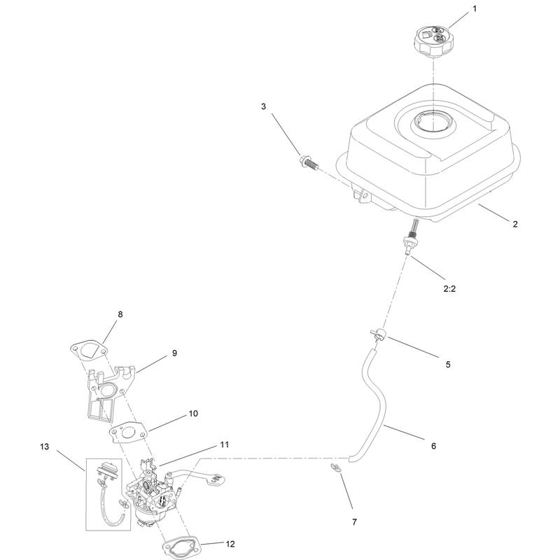 Fuel System and Carburetor Assembly