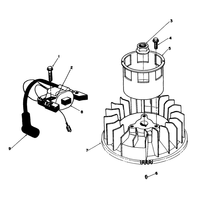 Engine Assembly Model No Vmj 8 Continued