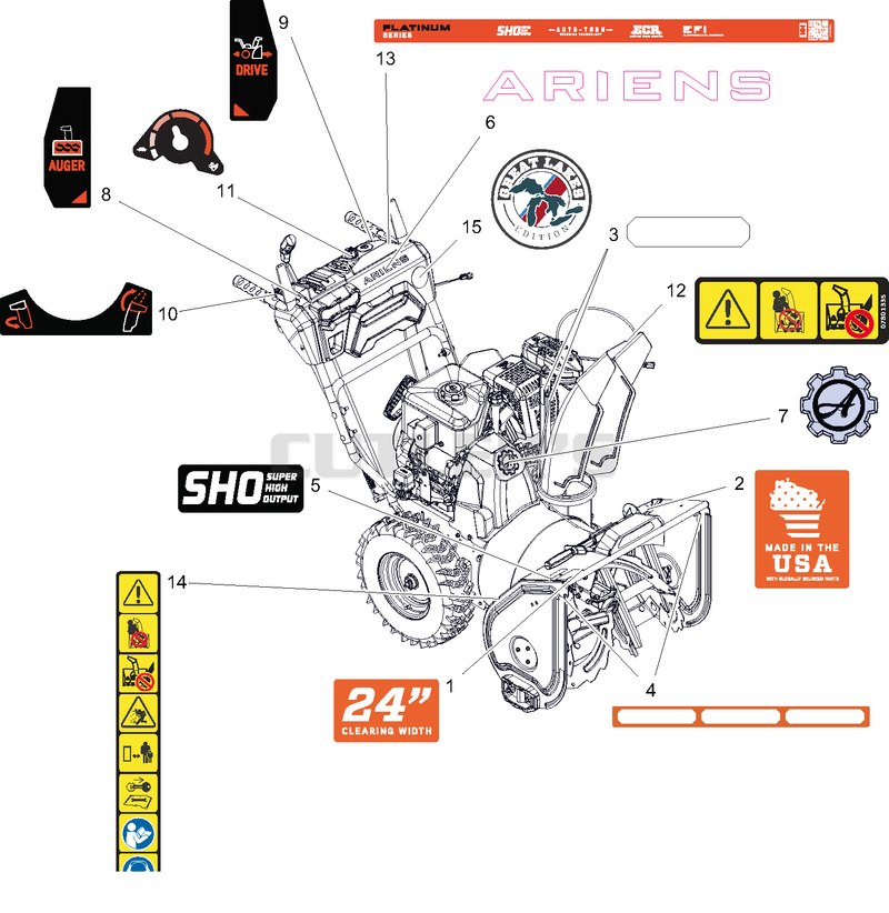 Decals - 24" - EFI CE