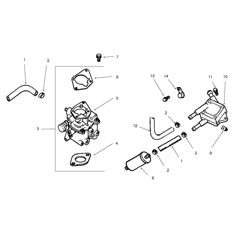 Fuel System Kohler Ch22s-66560