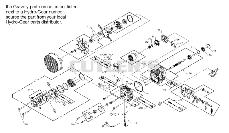 Hydro Gear Hydrostatic Pump