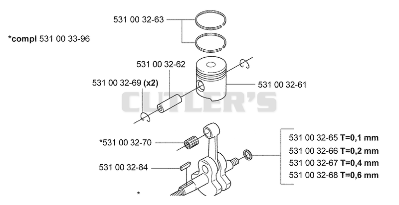 Piston and Crankshaft