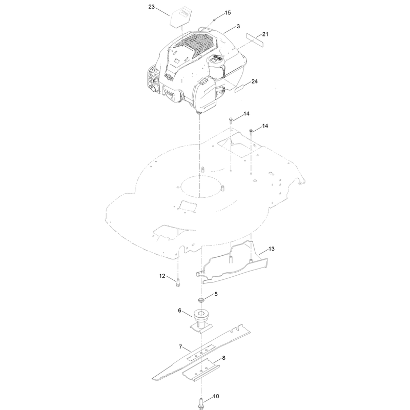 Engine and Blade Assembly