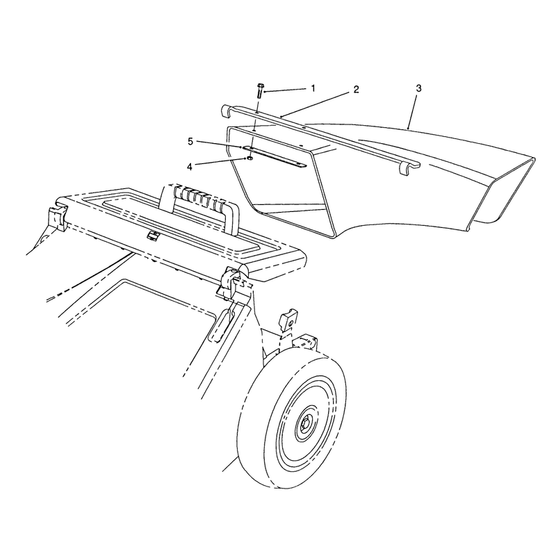 Side Discharge Chute Model No. 59112 (optional)