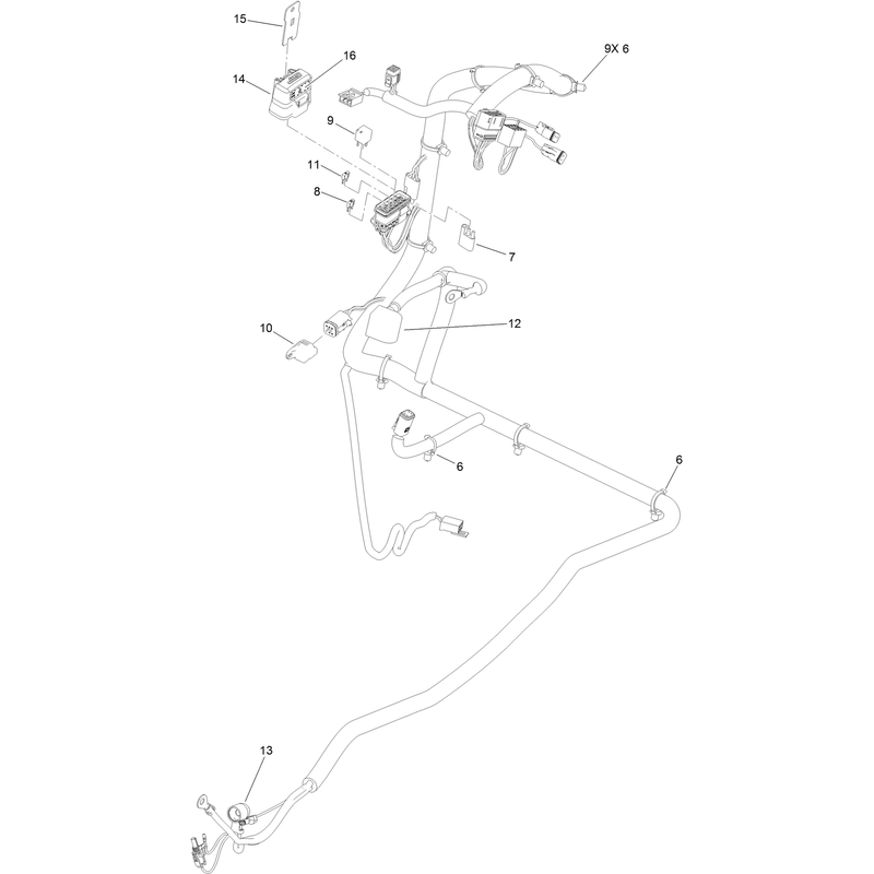 Wire Harness Assembly No. 126-9535