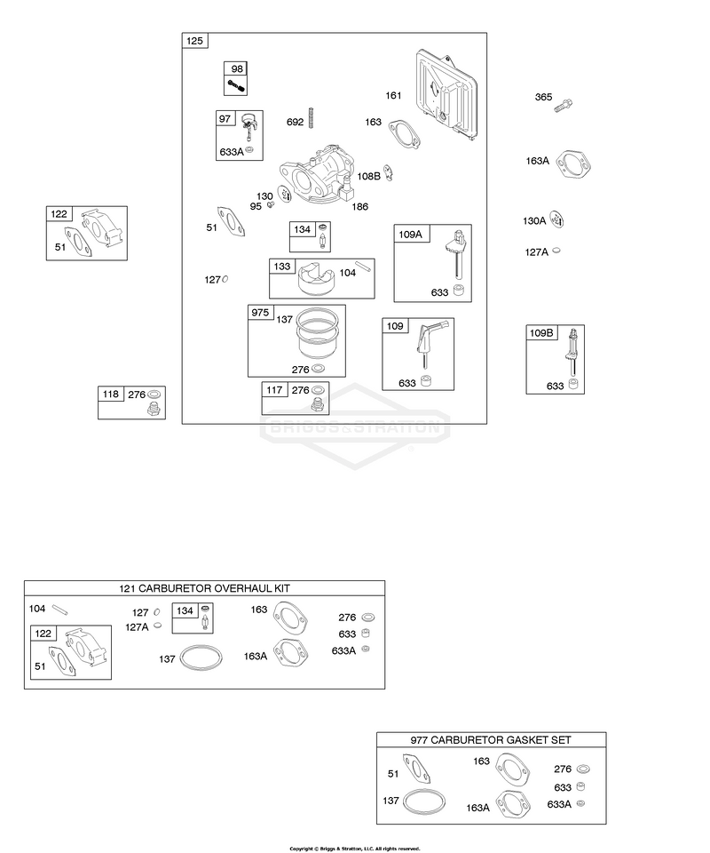 Carburetor, Carburetor Gasket Kits