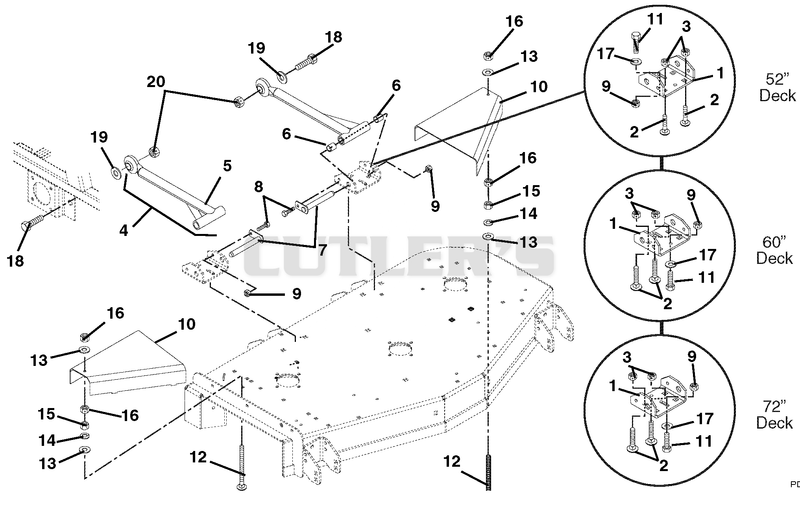 Mounting Arms And Belt Guards
