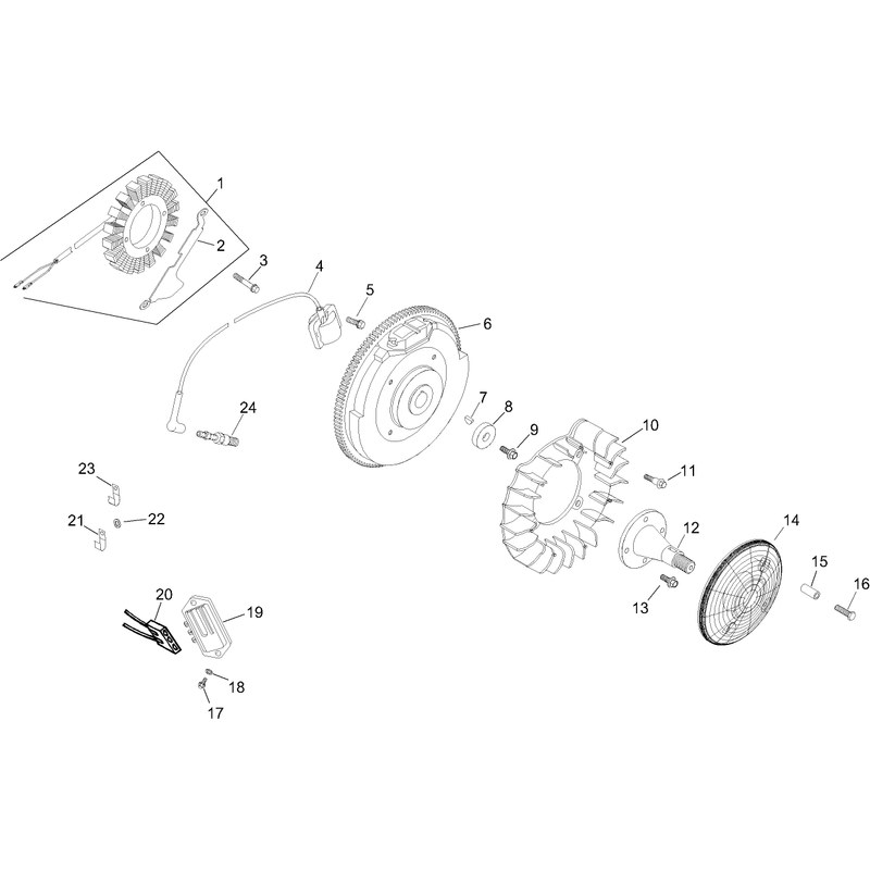 Ignition and Electrical Assembly Kohler CH20S-64725