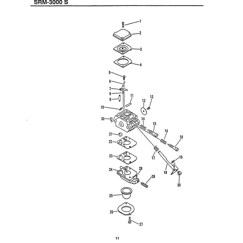 Carburetor C1U-K21A Includes The Following Items