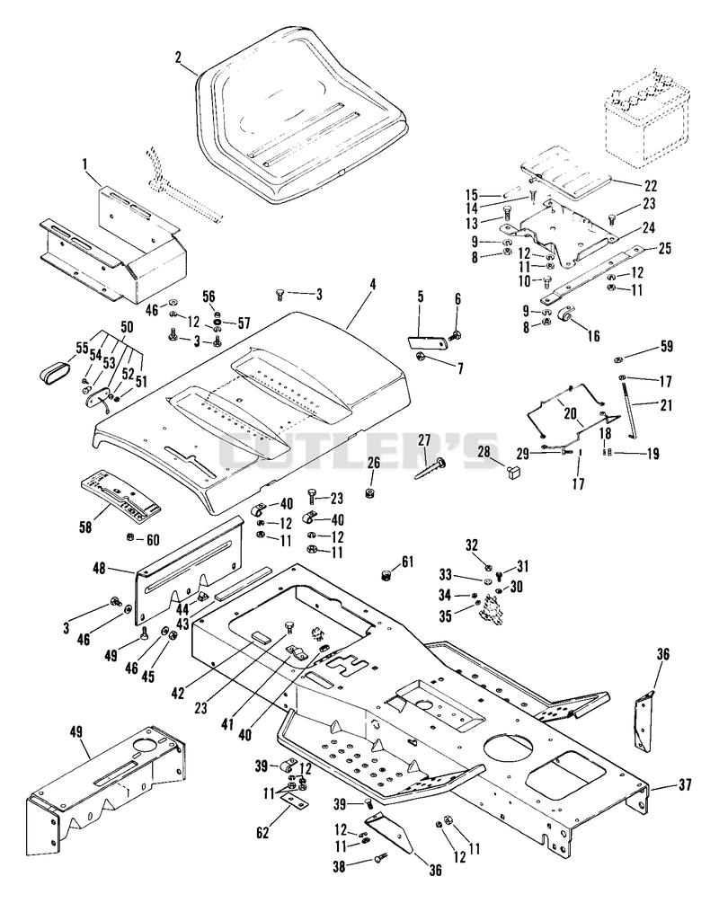 Frame And Rear Deck
