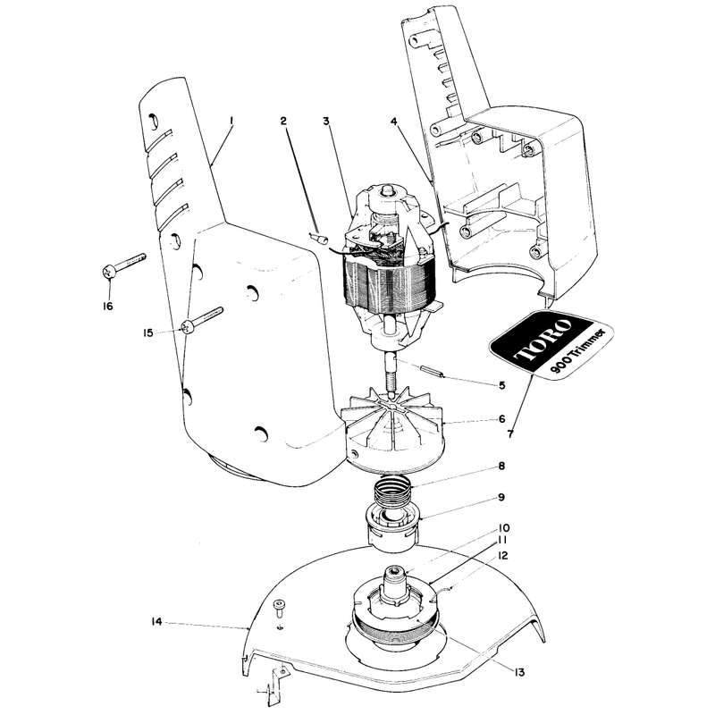 Motor and Housing Assembly