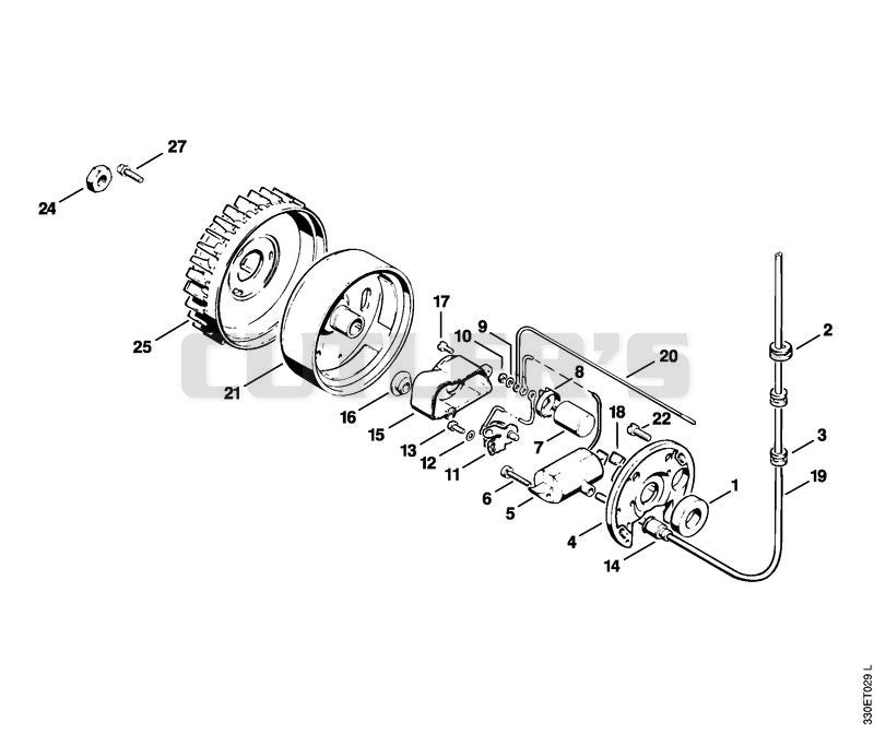 Ignition system ⇥ X 13 927 613 (04.1985)