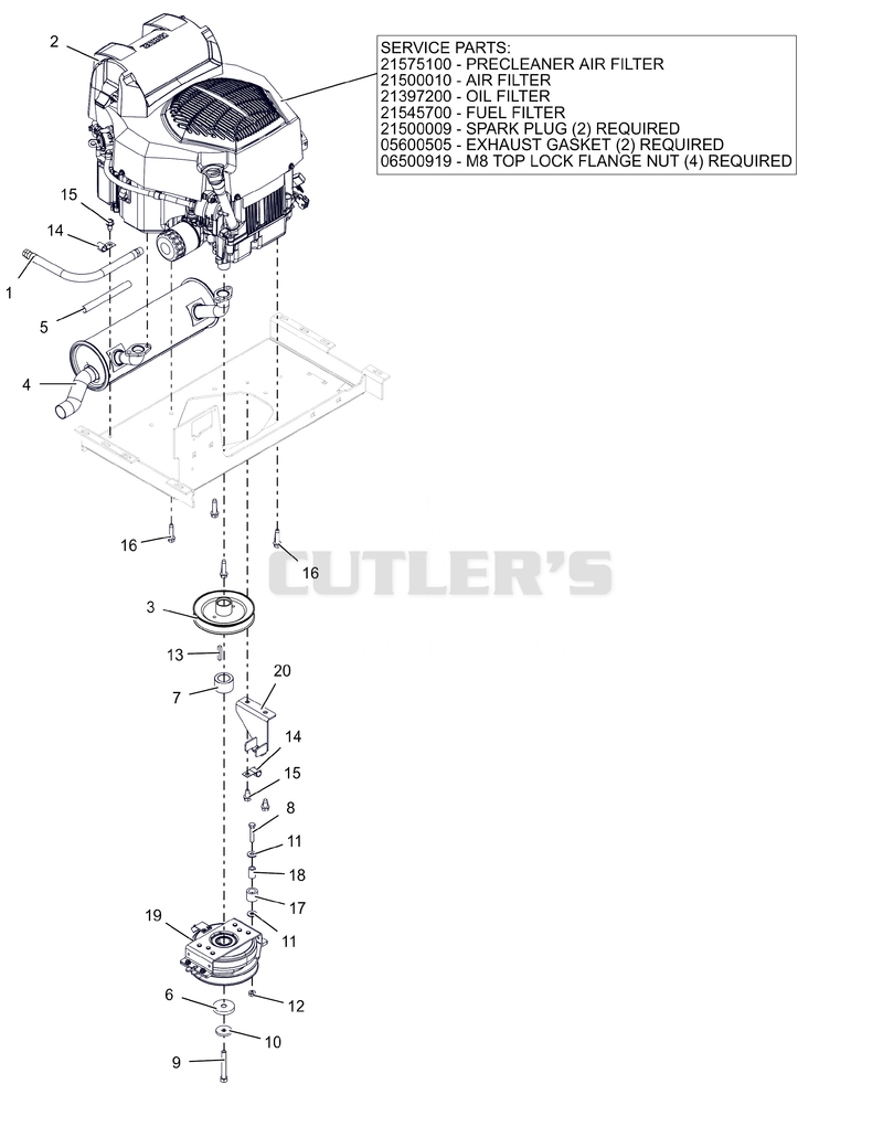 Engine - Kohler ZT740