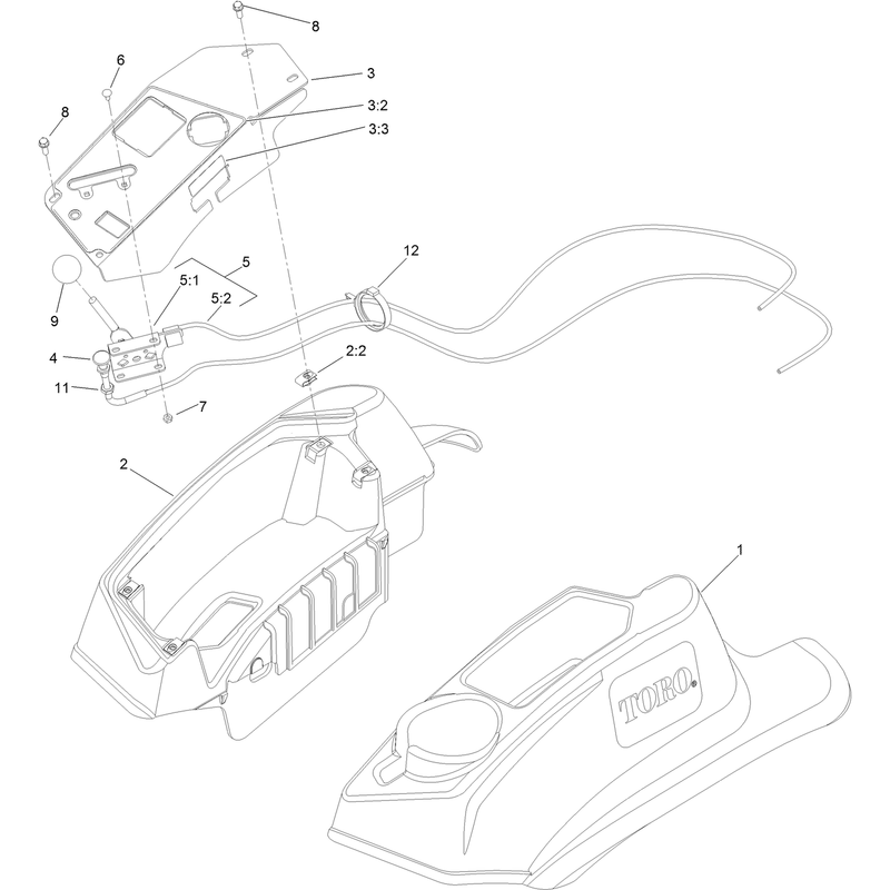 Fender, Console and Control Assembly