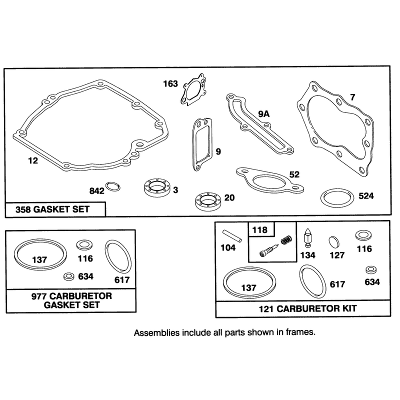 Engine Briggs and Stratton Model 127802-0513-21