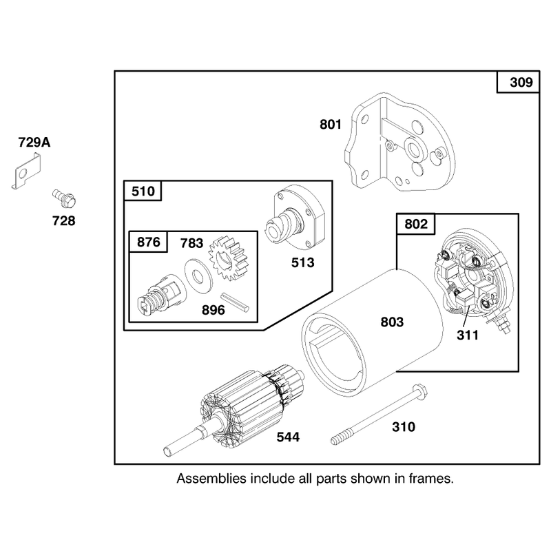 Engine Briggs and Stratton Model 283707-0156-01