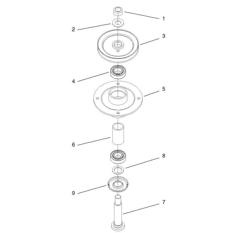 Spindle Housing Assembly No 104-6316