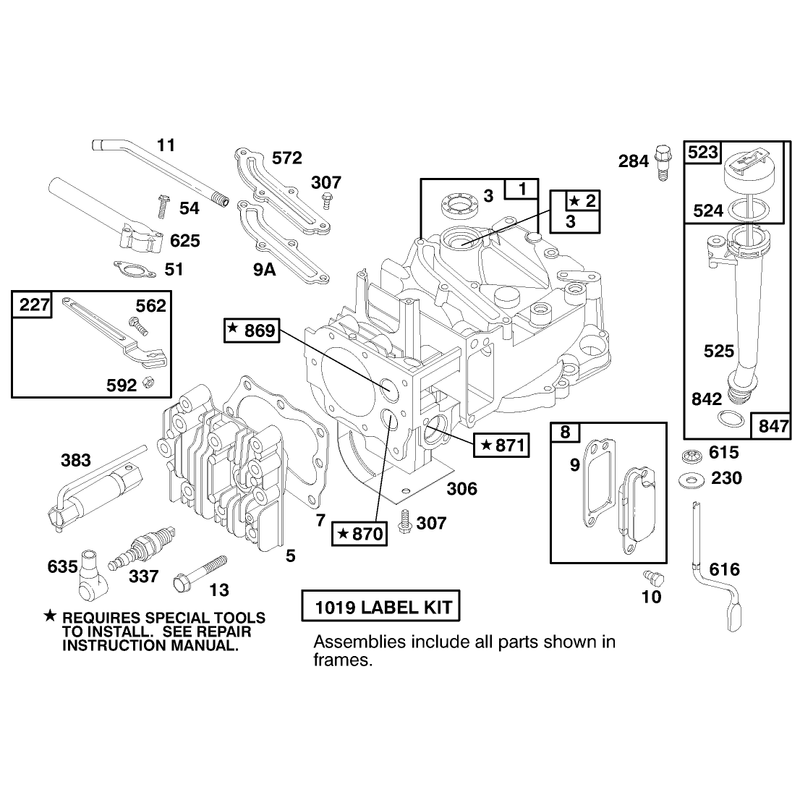 Engine Briggs and Stratton Model 12f802-0650-01