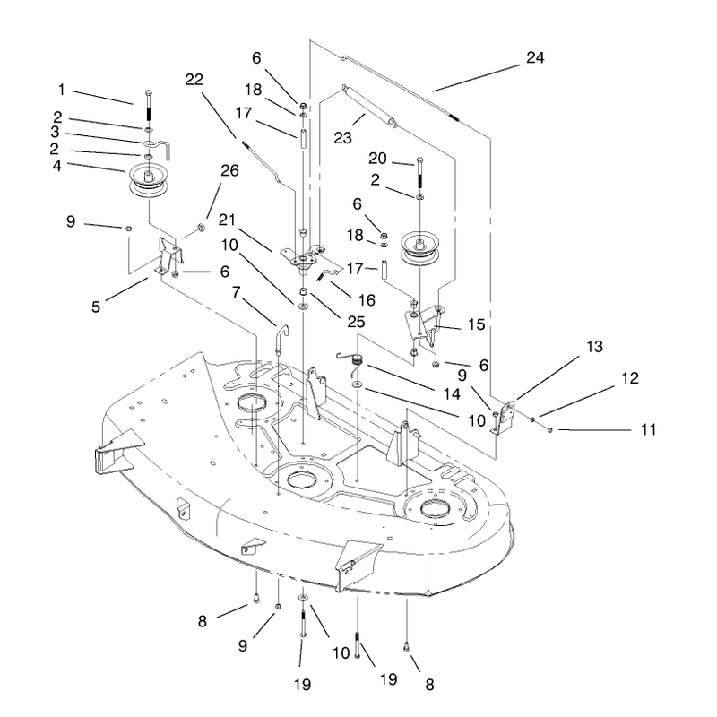 Brake & Idler Assembly