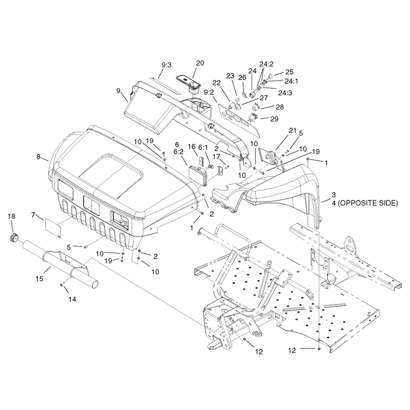 Hood and Fender Assembly