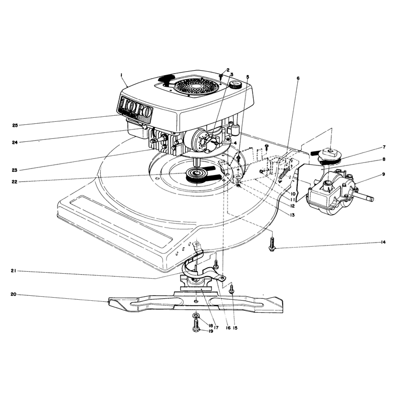 Engine Assembly Model No 16890