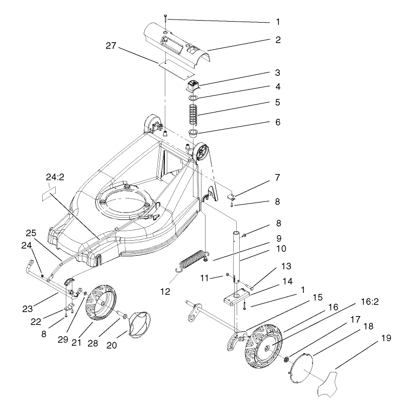 Hoc and Wheel Assembly