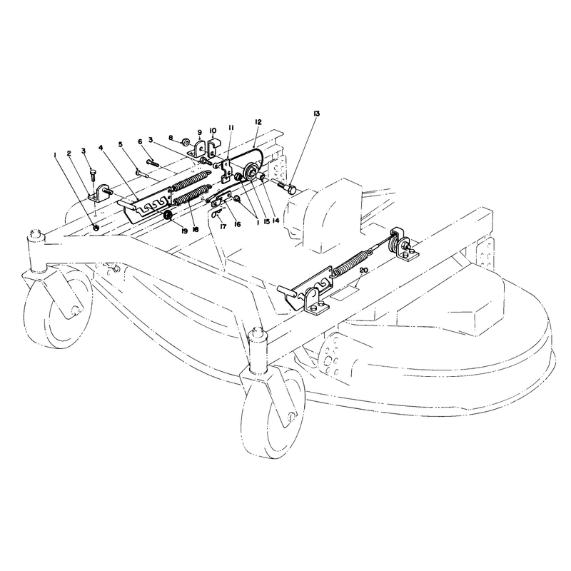 Flotation Kit Model No 30759 Optional for Cutting Units Model No 30544 and 30753