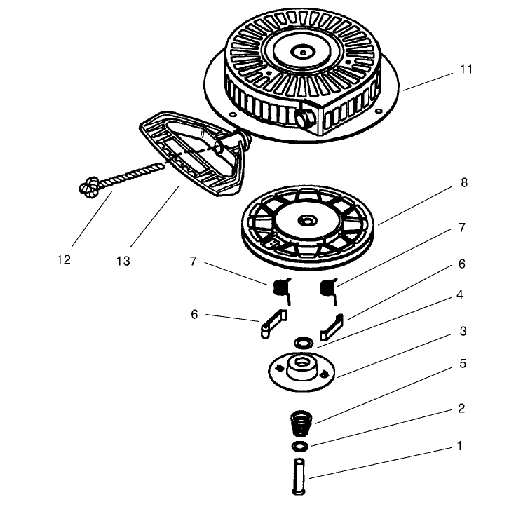 Recoil Starter No. 590733 (optional)