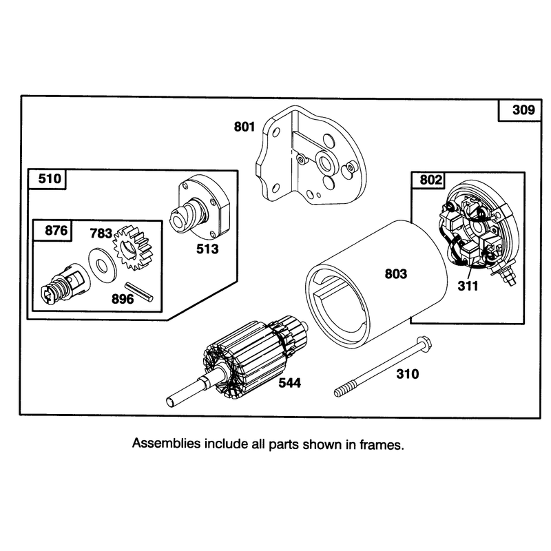 Engine Briggs and Stratton Model 28b707-0126-01