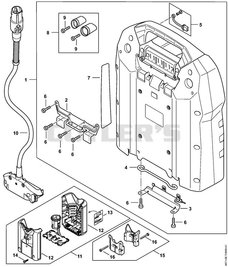 Battery, Connecting cable, Adapter AP