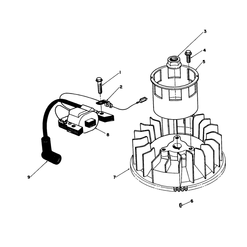 Magneto and Flywheel Assembly