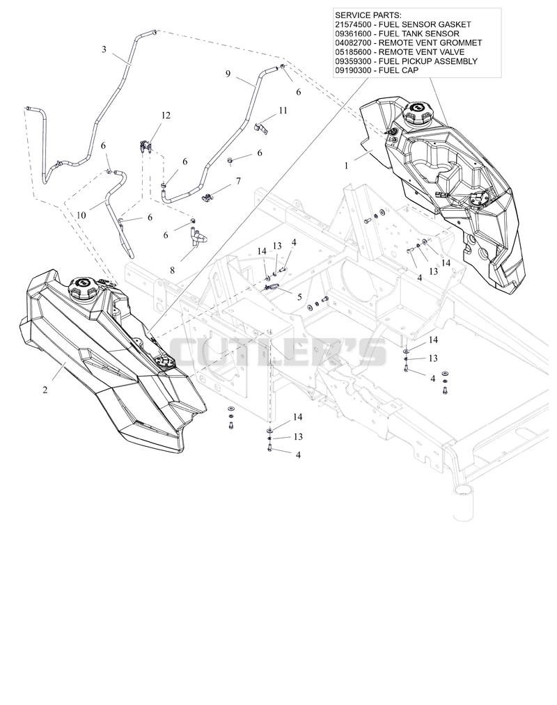 Fuel Tanks - Kawasaki - EFI