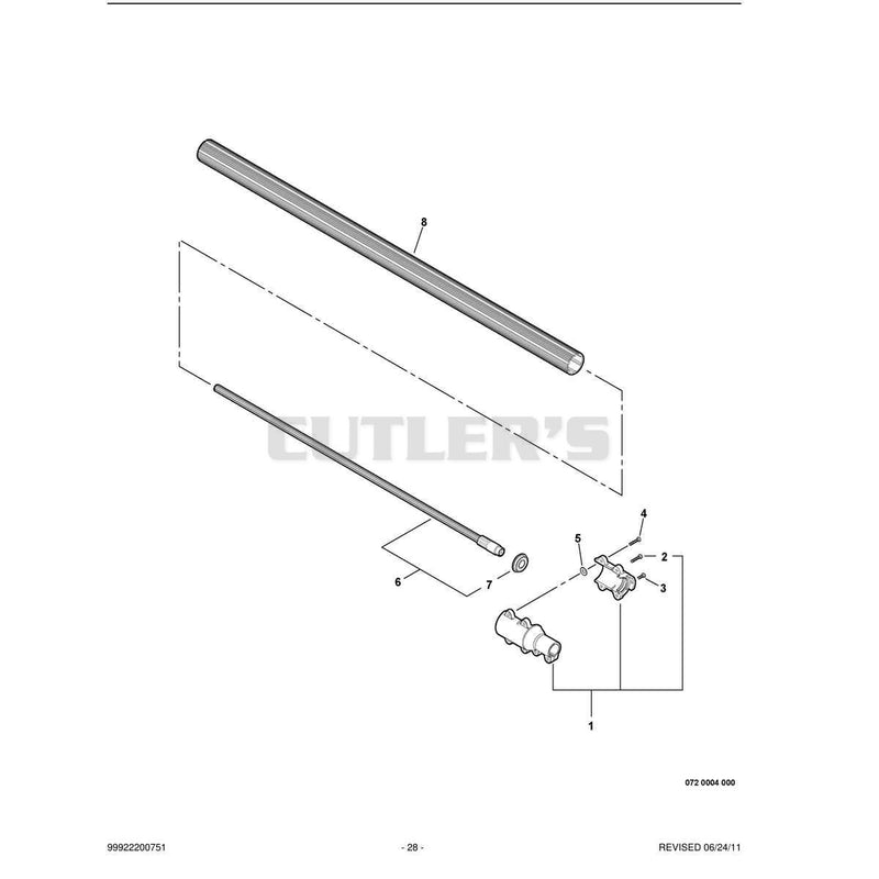 Main Pipe -- Lower S/N: E10011001001 - E10011001030