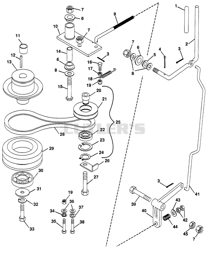 PTO CLUTCH LINKAGE