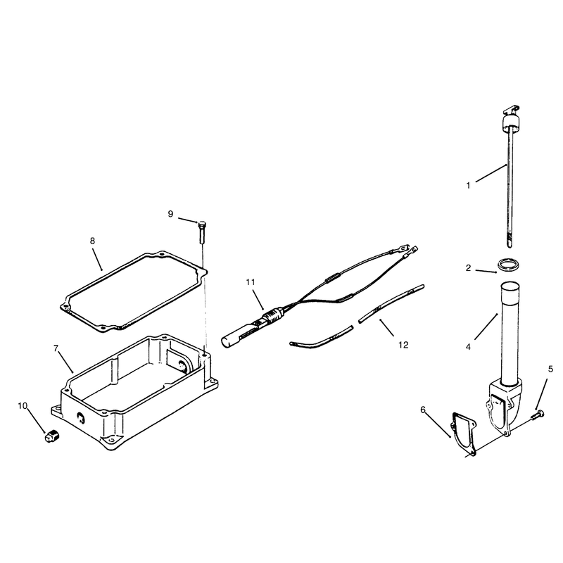 Oil Pan and Dipstick