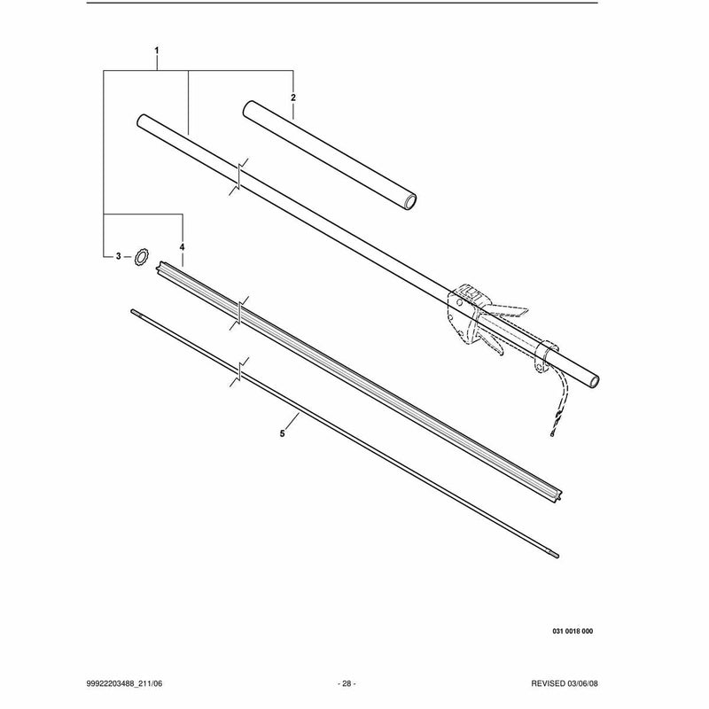 Main Pipe Assembly, Driveshaft