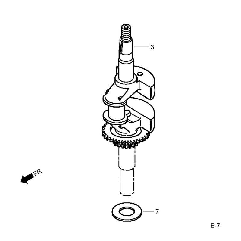Crankshaft Assembly Honda GCV160L-AS3A